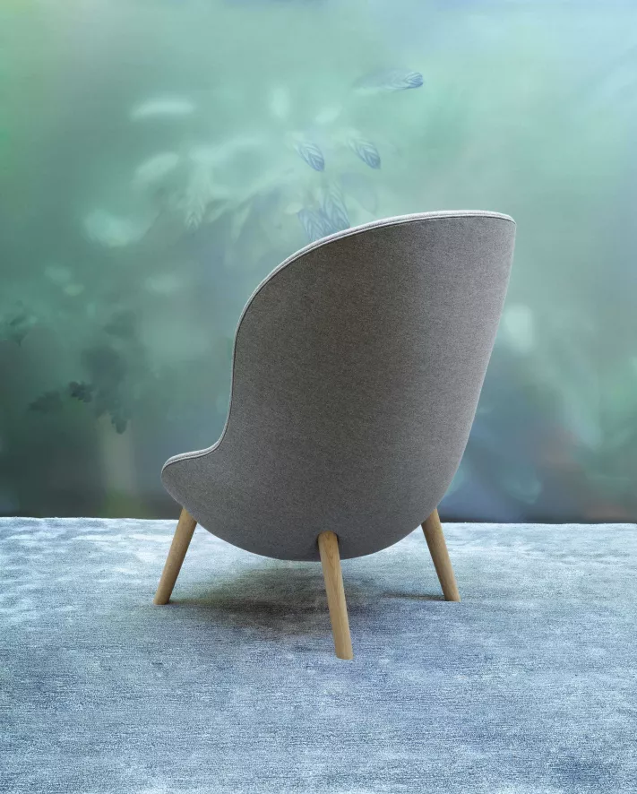 Normann Copenhagen Hyg High Oak Fauteuil MLF 26, Zwart Eiken Onderstel 3 Normann Copenhagen Hyg High Oak Fauteuil MLF 26, Zwart Eiken Onderstel - Afbeelding 3