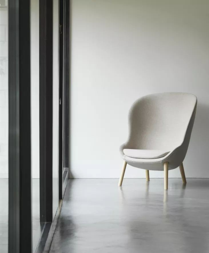 Normann Copenhagen Hyg High Oak Fauteuil MLF 26, Zwart Eiken Onderstel 13 Normann Copenhagen Hyg High Oak Fauteuil MLF 26, Zwart Eiken Onderstel - Afbeelding 13