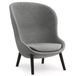Normann Copenhagen Hyg High Oak Fauteuil MLF 26, Zwart Eiken Onderstel