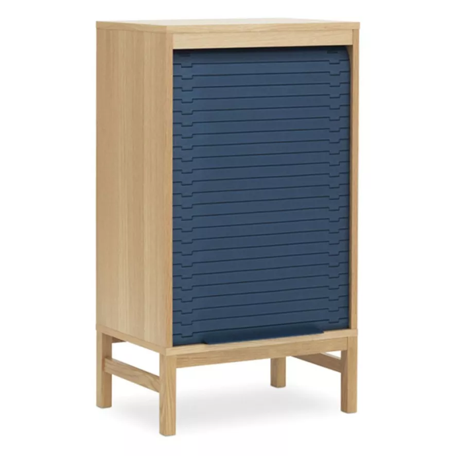 Normann Copenhagen Jalousi Cabinet Low Opbergkast Donkerblauw 1 Normann Copenhagen Jalousi Cabinet Low Opbergkast Donkerblauw