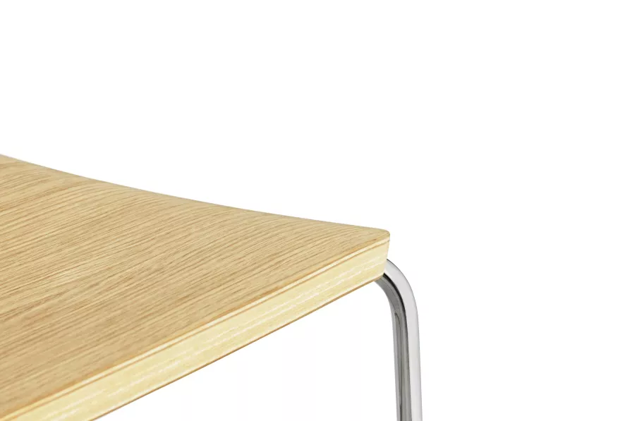 Normann Copenhagen Just Chair Stoel Met Verchroomd Onderstel, Essen 15 Normann Copenhagen Just Chair Stoel Met Verchroomd Onderstel, Essen - Afbeelding 15