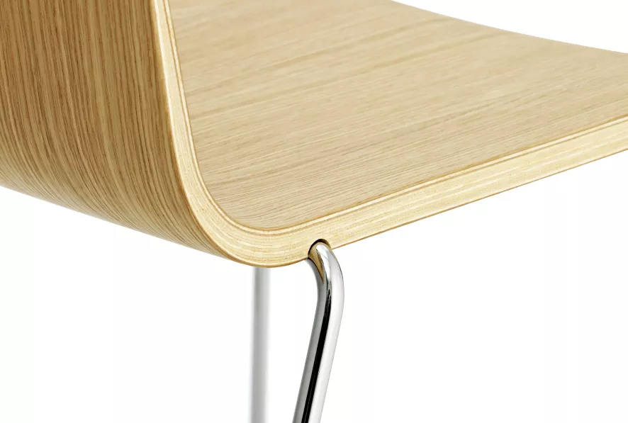 Normann Copenhagen Just Chair Stoel Met Verchroomd Onderstel, Essen 16 Normann Copenhagen Just Chair Stoel Met Verchroomd Onderstel, Essen - Afbeelding 16