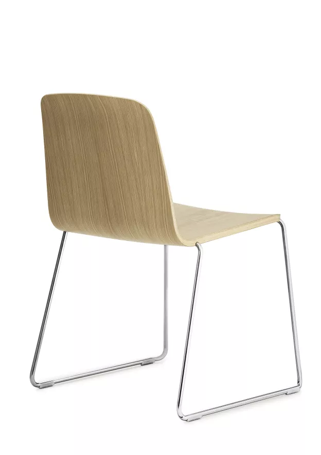Normann Copenhagen Just Chair Stoel Met Verchroomd Onderstel, Essen 14 Normann Copenhagen Just Chair Stoel Met Verchroomd Onderstel, Essen - Afbeelding 14