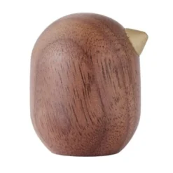 Normann Copenhagen Little Bird Collectors Item 3cm Walnoot
