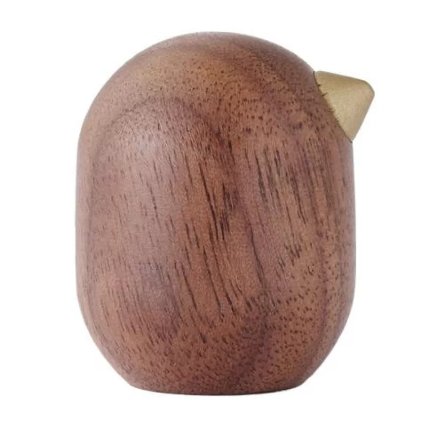 Normann Copenhagen Little Bird Collectors Item 3cm Walnoot 1 Normann Copenhagen Little Bird Collectors Item 3cm Walnoot