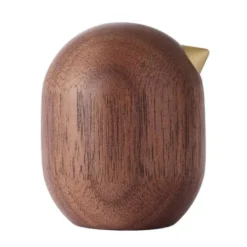 Normann Copenhagen Little Bird Collectors Item 4.5cm Walnoot