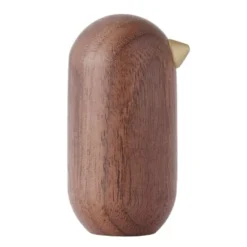 Normann Copenhagen Little Bird Collectors Item 5cm Walnoot