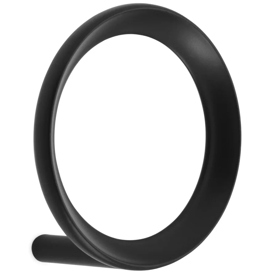 Normann Copenhagen Loop Haak Ø7.8 Medium Black 2 Normann Copenhagen Loop Haak Ø7.8 Medium Black - Afbeelding 2