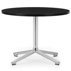 Normann Copenhagen Lunar Salontafel 60 Aluminium Onderstel Zwart Eiken