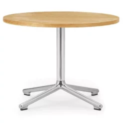 Normann Copenhagen Lunar Salontafel 60 Aluminium Onderstel Eiken