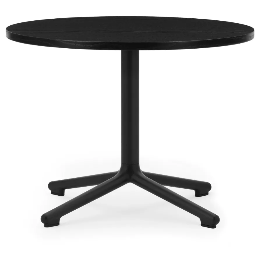 Normann Copenhagen Lunar Salontafel 60 Zwart Onderstel Eiken 2 Normann Copenhagen Lunar Salontafel 60 Zwart Onderstel Eiken - Afbeelding 2