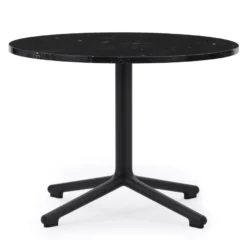 Normann Copenhagen Lunar Salontafel 60 Zwart Onderstel Zwart Marmer