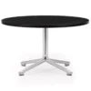 Normann Copenhagen Lunar Salontafel 70 Aluminium Onderstel Zwart Eiken
