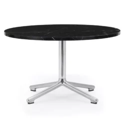Normann Copenhagen Lunar Salontafel 70 Aluminium Onderstel Zwart Marmer