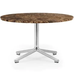Normann Copenhagen Lunar Salontafel 70 Aluminium Onderstel Coffee Marmer