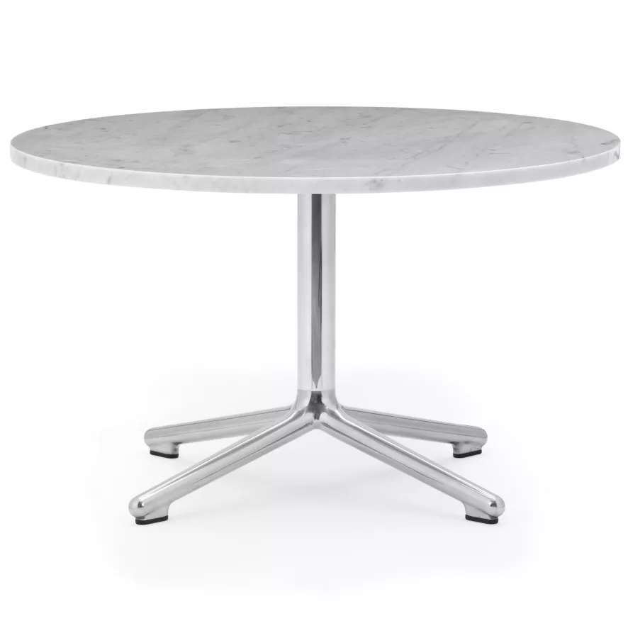 Normann Copenhagen Lunar Salontafel 70 Aluminium Onderstel Wit Marmer 1 Normann Copenhagen Lunar Salontafel 70 Aluminium Onderstel Wit Marmer