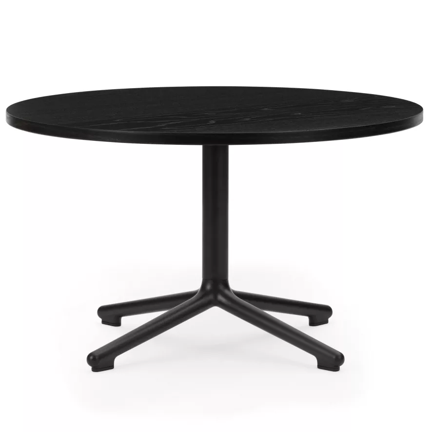 Normann Copenhagen Lunar Salontafel 70 Zwart Onderstel Zwart Eiken 2 Normann Copenhagen Lunar Salontafel 70 Zwart Onderstel Zwart Eiken - Afbeelding 2