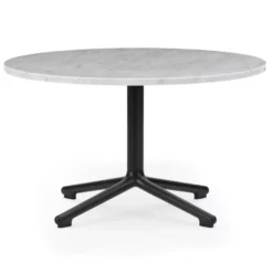 Normann Copenhagen Lunar Salontafel 70 Zwart Onderstel Wit