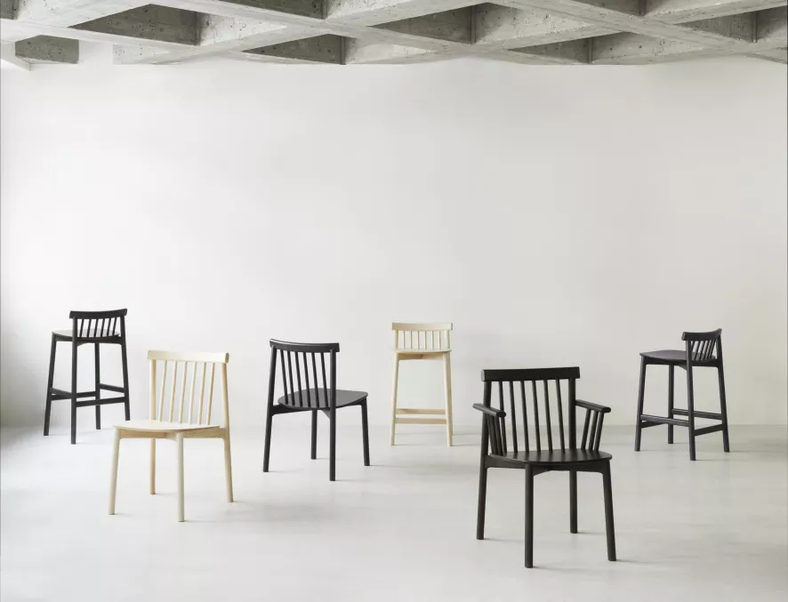 Normann Copenhagen Pind Stoel Bruin 5 Normann Copenhagen Pind Stoel Bruin - Afbeelding 5