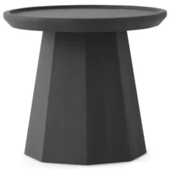 Normann Copenhagen Pine Bijzettafel 45 Donkergrijs