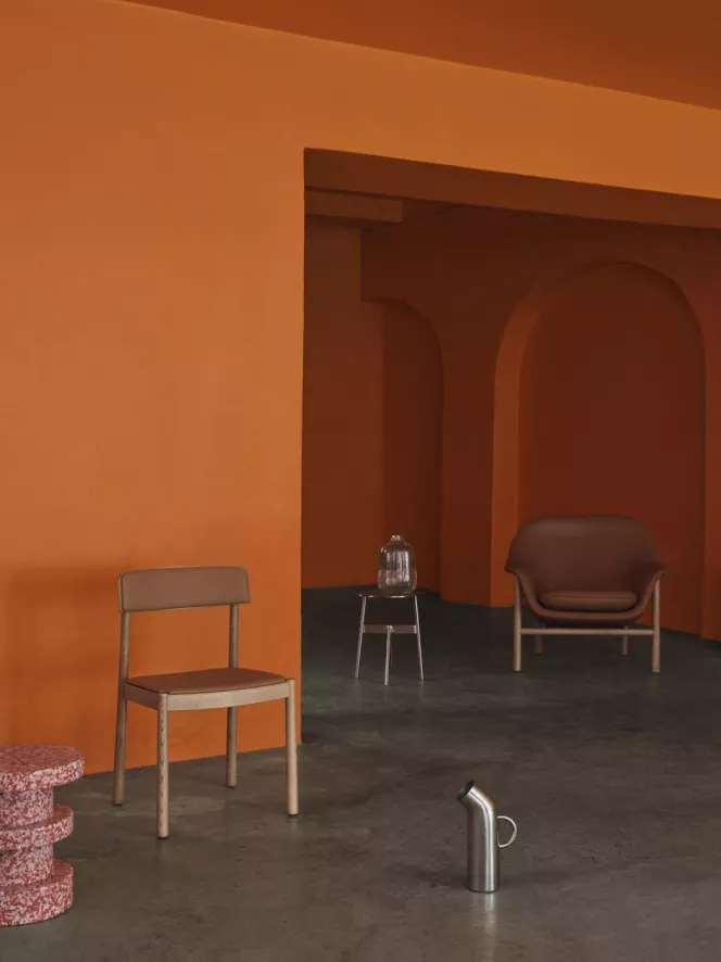 Normann Copenhagen Drape Low Fauteuil Eiken Onderstel Remix, Hallingdal 9 Normann Copenhagen Drape Low Fauteuil Eiken Onderstel Remix, Hallingdal - Afbeelding 9