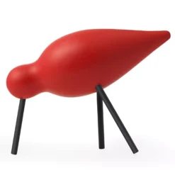 Normann Copenhagen Shorebird Vogel Collectors Item Medium Red