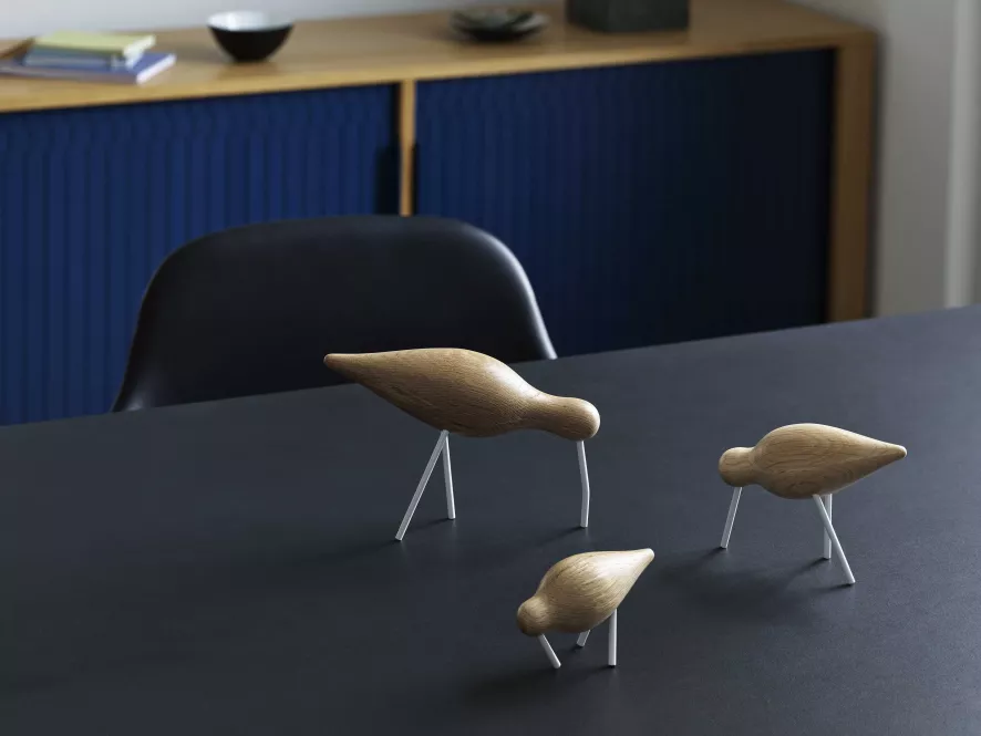 Normann Copenhagen Shorebird Vogel Collectors Item Large Wit 14 Normann Copenhagen Shorebird Vogel Collectors Item Large Wit - Afbeelding 14