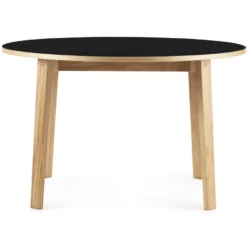 Normann Copenhagen Slice Linoleum Tafel 120 Zwart