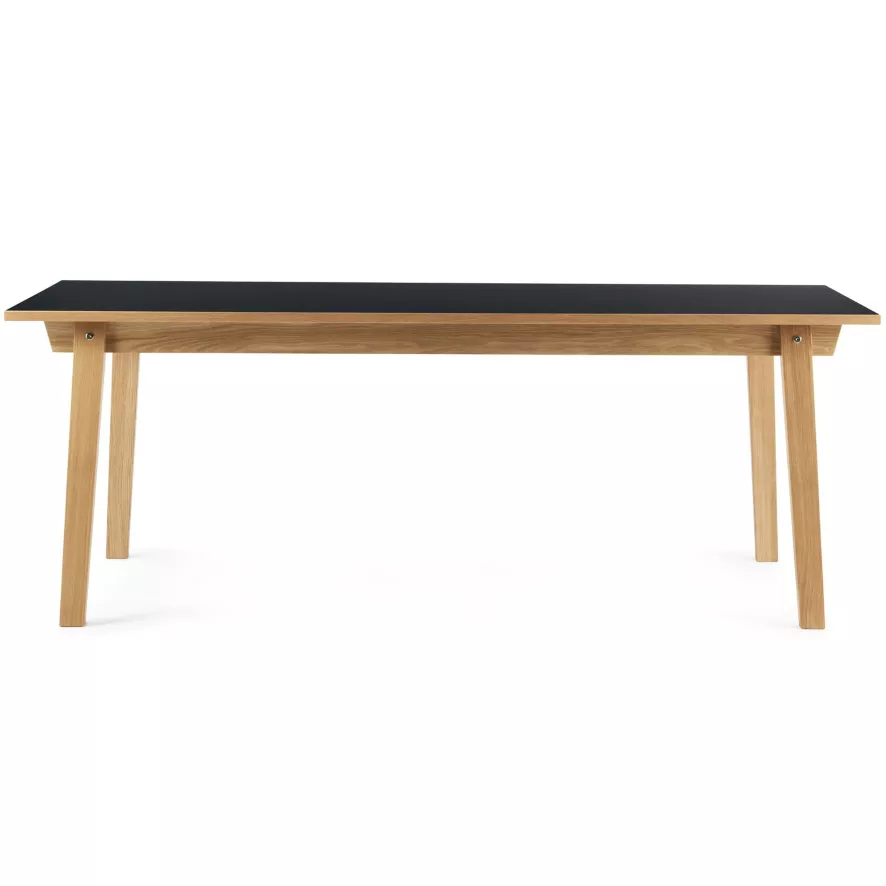 Normann Copenhagen Slice Linoleum Tafel 250x90 Zwart 1 Normann Copenhagen Slice Linoleum Tafel 250x90 Zwart