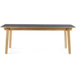 Normann Copenhagen Slice Linoleum Tafel 200x90 Grijs