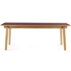 Normann Copenhagen Slice Linoleum Tafel 200x90 Bordeaux