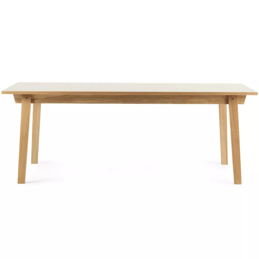 Normann Copenhagen Slice Linoleum Tafel 250x90 Creme 1 Normann Copenhagen Slice Linoleum Tafel 250x90 Creme