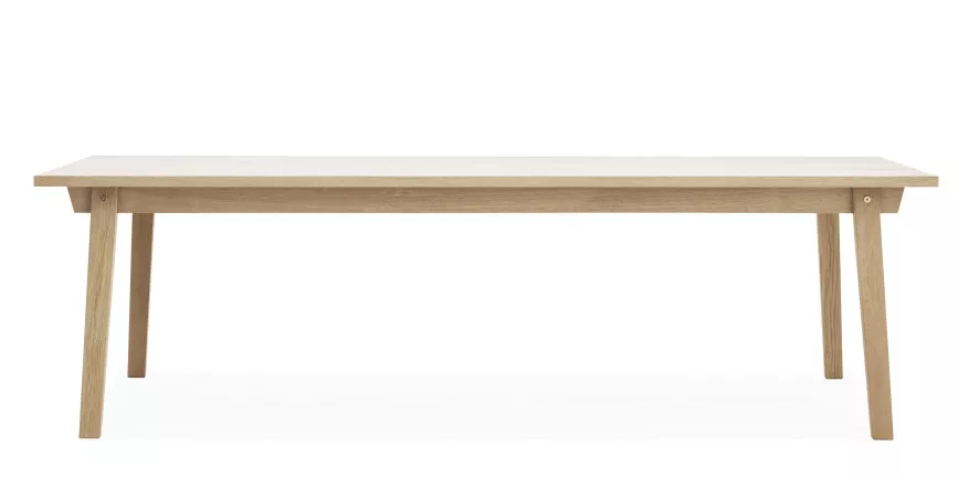 Normann Copenhagen Slice Linoleum Tafel 250x90 Creme 2 Normann Copenhagen Slice Linoleum Tafel 250x90 Creme - Afbeelding 2