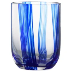 Normann Copenhagen Stripe Glas 39cl Blue Stripes