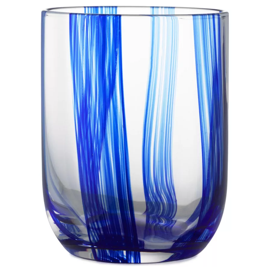 Normann Copenhagen Stripe Glas 39cl Blue Stripes 1 Normann Copenhagen Stripe Glas 39cl Blue Stripes