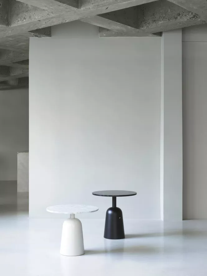 Normann Copenhagen Turn Table Marble Bijzettafel White 9 Normann Copenhagen Turn Table Marble Bijzettafel White - Afbeelding 9