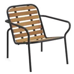 Normann Copenhagen Vig Wood Fauteuil Donkergroen