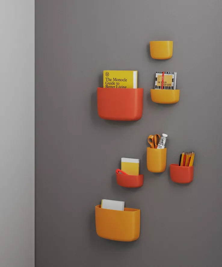 Normann Copenhagen Pocket Organizer 2 Wandplank Wit 4 Normann Copenhagen Pocket Organizer 2 Wandplank Wit - Afbeelding 4