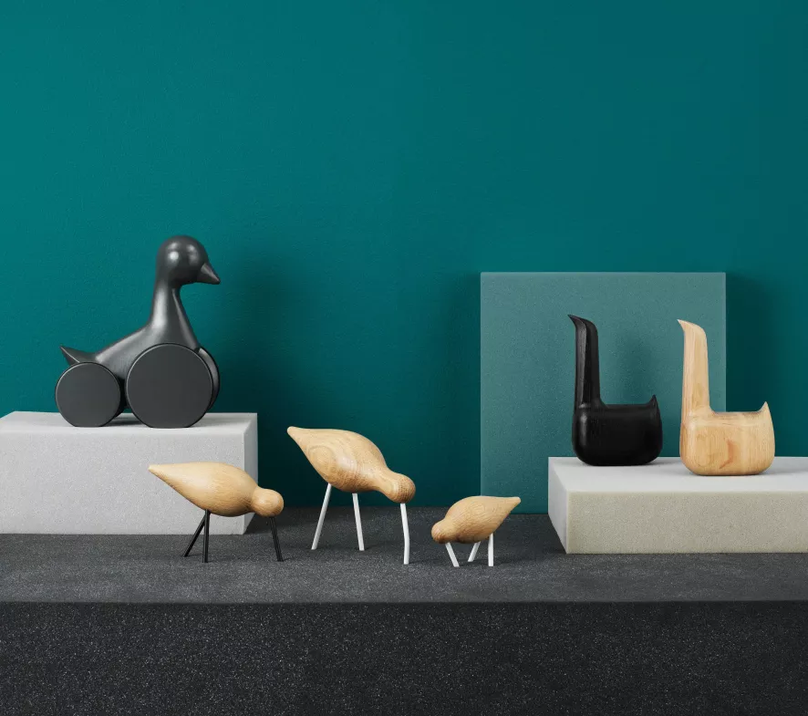 Normann Copenhagen Shorebird Vogel Collectors Item Medium Blue 7 Normann Copenhagen Shorebird Vogel Collectors Item Medium Blue - Afbeelding 7