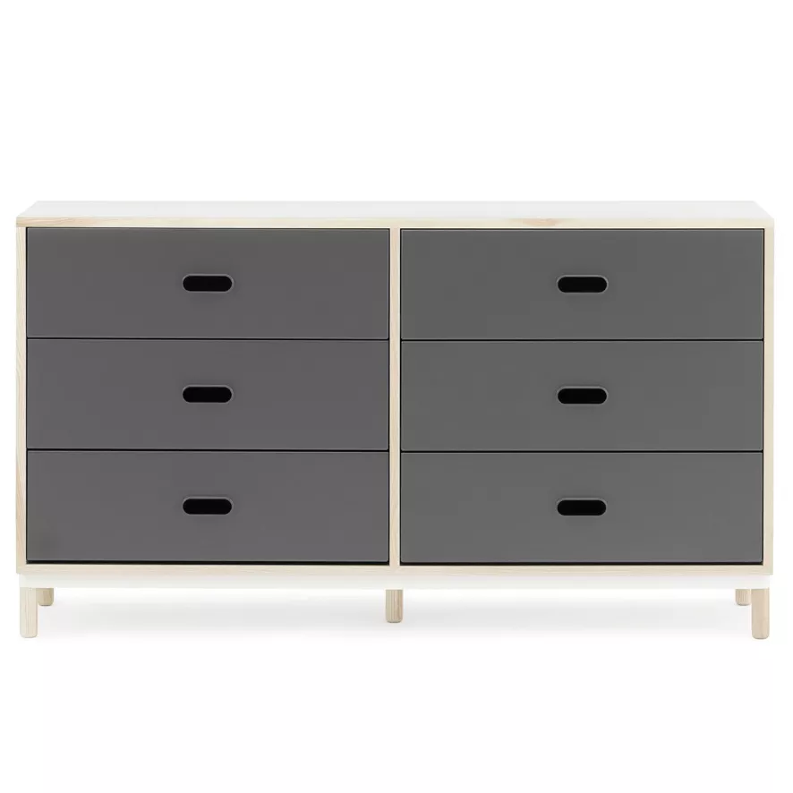 Normann Copenhagen Kabino Ladekast Met 6 Lades Wit 3 Normann Copenhagen Kabino Ladekast Met 6 Lades Wit - Afbeelding 3