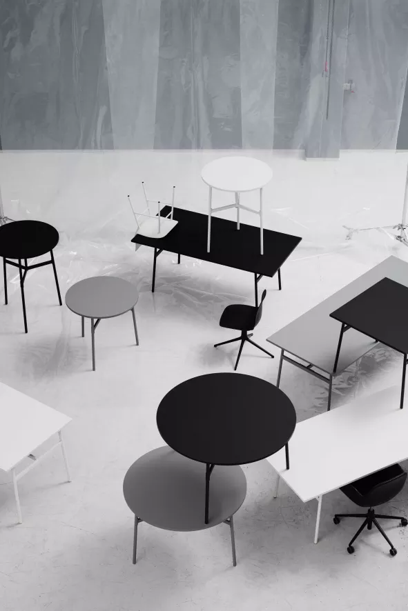 Normann Copenhagen Union Tafel 80 Zwart 4 Normann Copenhagen Union Tafel 80 Zwart - Afbeelding 4