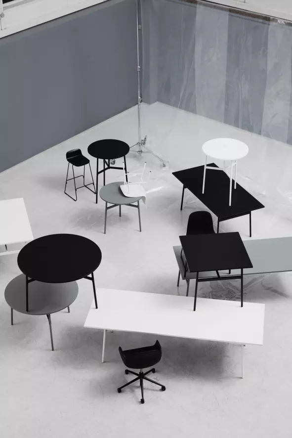 Normann Copenhagen Union Tafel 180x90 Zwart 6 Normann Copenhagen Union Tafel 180x90 Zwart - Afbeelding 6